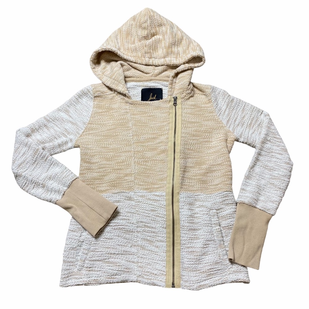 Jack by BB Dakota Asymmetrical Zip Hooded Jacket